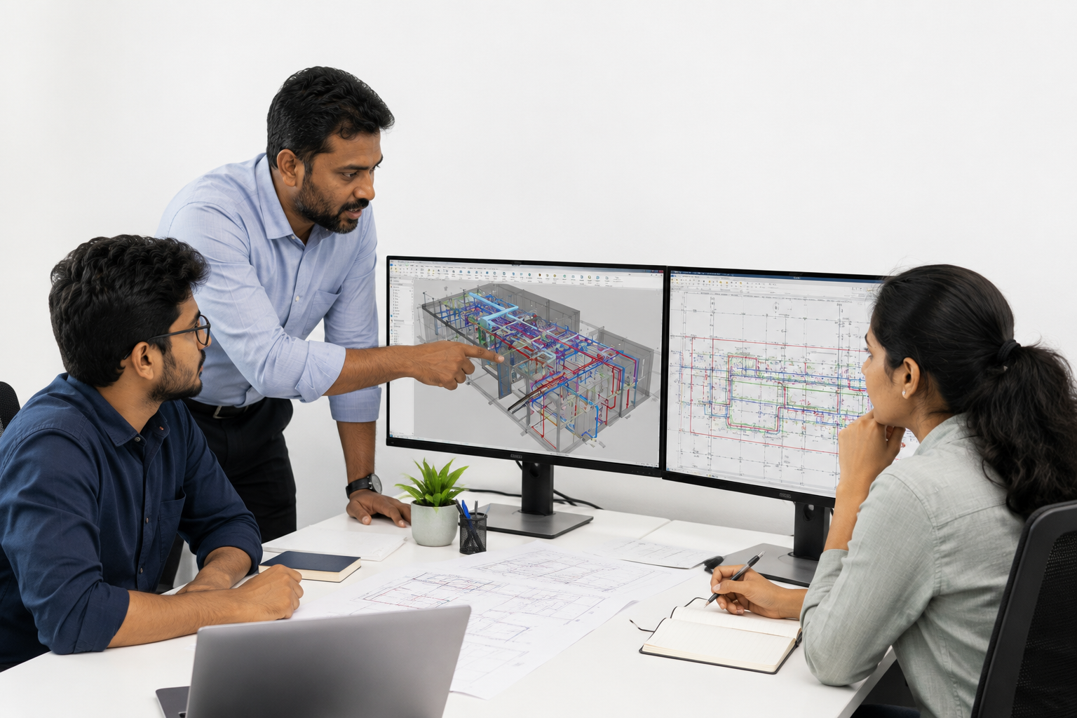 C&T engineering team on site